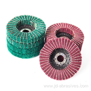 non woven flap wheel abrasive discs Scouring Pad